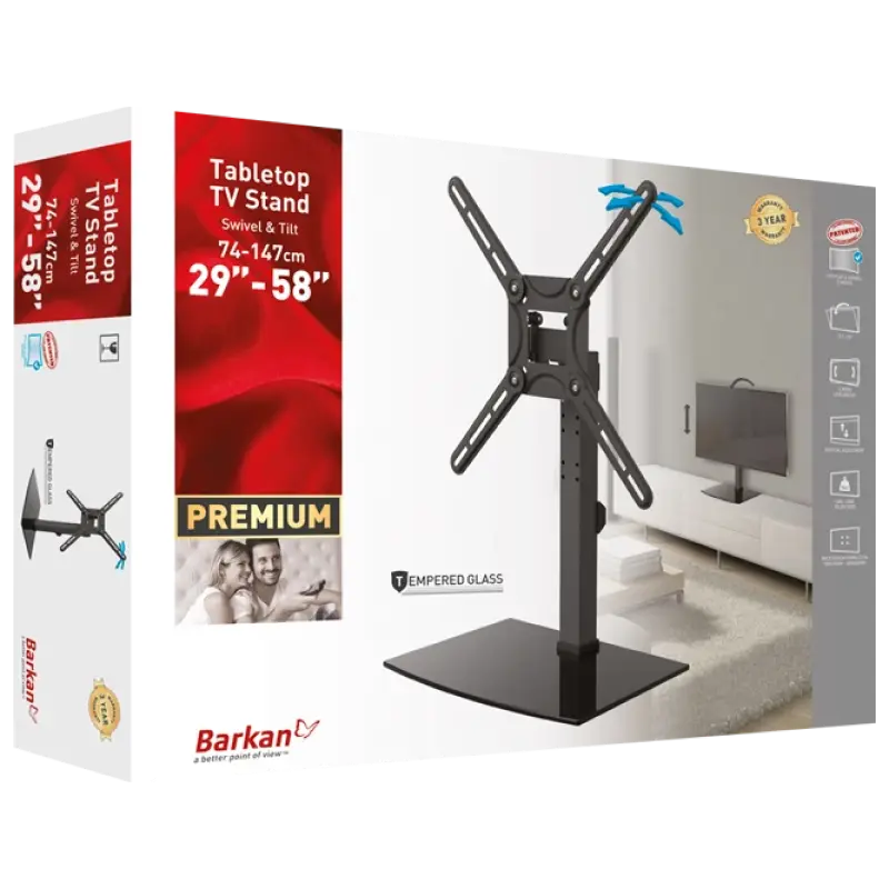 Кронштейн для телевизора BARKAN S320 Черный