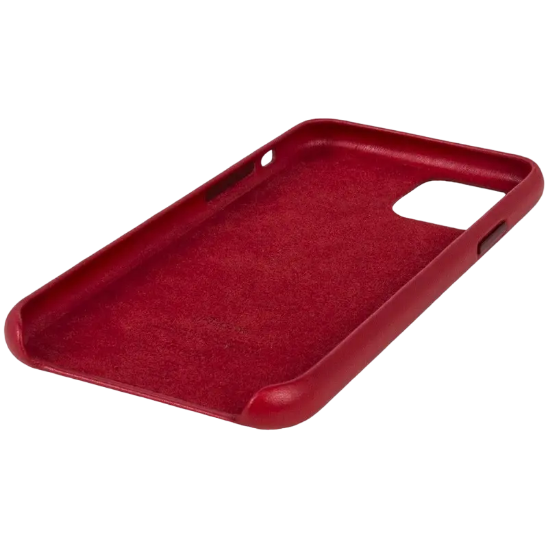 Чехол Apple iPhone 11 Pro Leather Case Кожаный чехол Красный