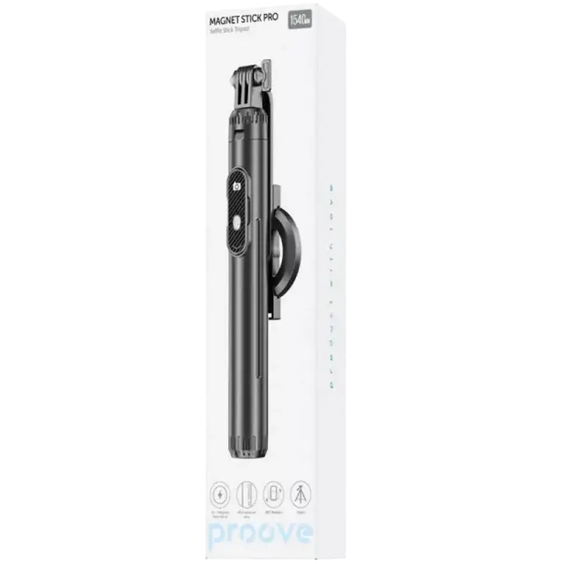 Монопод для селфи Proove Magnet Stick Pro Черный
