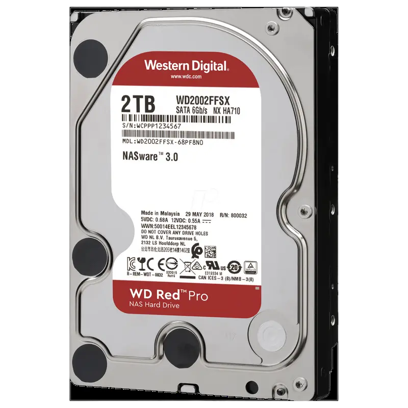 Жесткий диск Western Digital WD Red Pro WD Purple Pro™ 2 ТБ