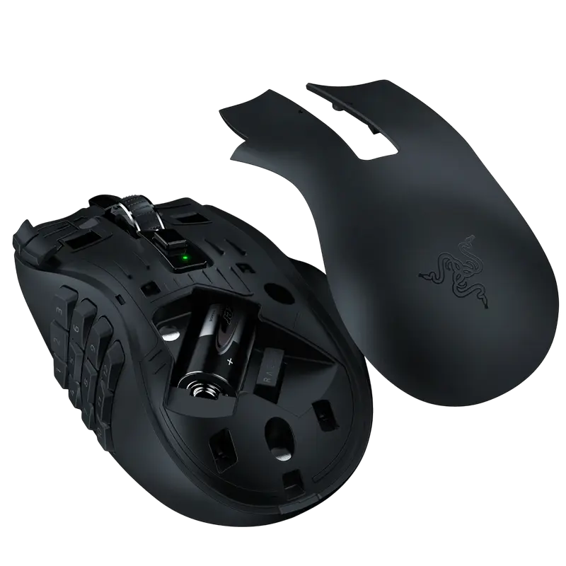 Беcпроводная мышь Razer Naga V2 Беспроводное Чёрный