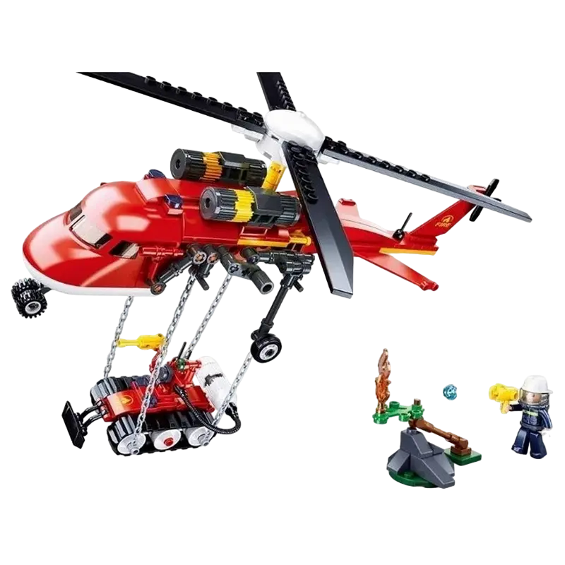 Конструктор Sluban Fire - Helicopter Разноцветный