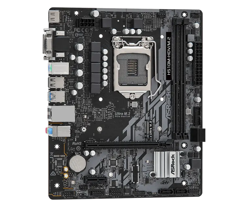 Материнская плата ASRock H510M-HDV/M.2 LGA1200 Micro-ATX