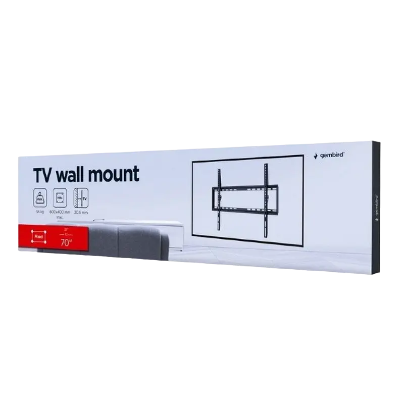 Кронштейн для телевизора Gembird WM-70F-03 Черный