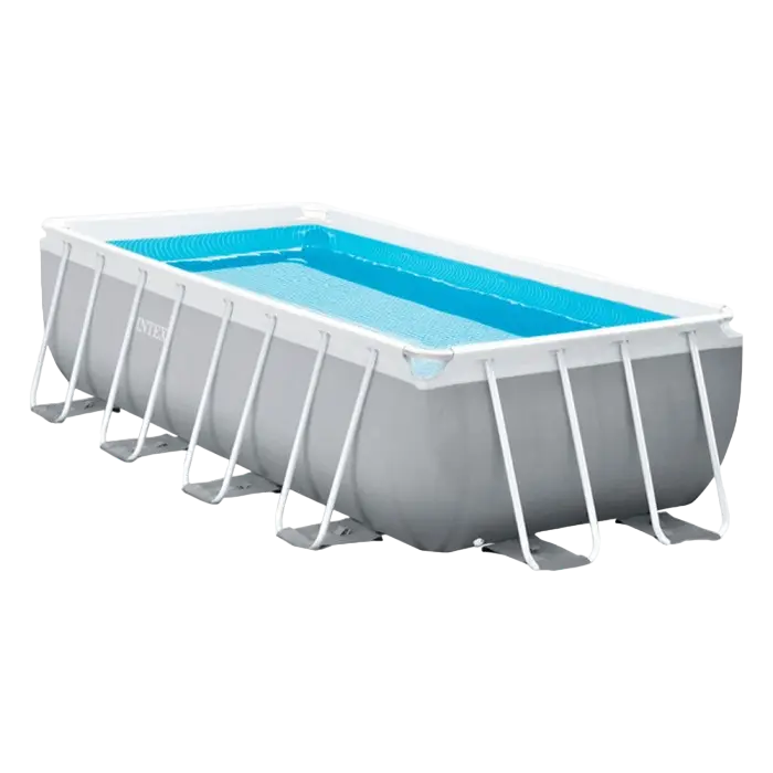 Каркасный бассейн Intex Metal Frame Серый