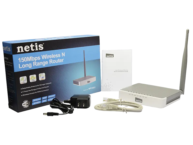 Router fără fir Netis WF2501 Alb