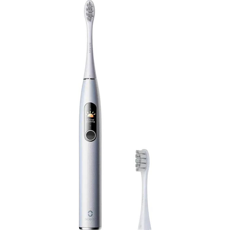 Periuța de dinți electrică sonică Pentru adulți Oclean X Pro Digital Argintiu