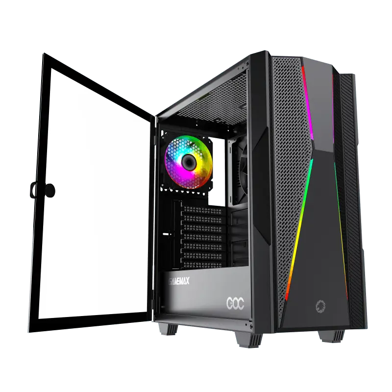 Компьютерный корпус Gamemax TYPHOON COC Midi-Tower Черный