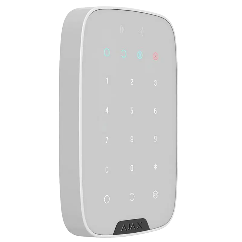 Беспроводная сенсорная клавиатура Ajax KeyPad Plus Белый