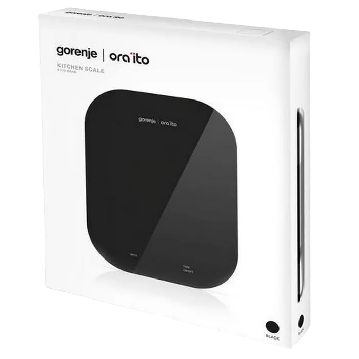 Электронные кухонные весы Gorenje KT10ORAB Черный