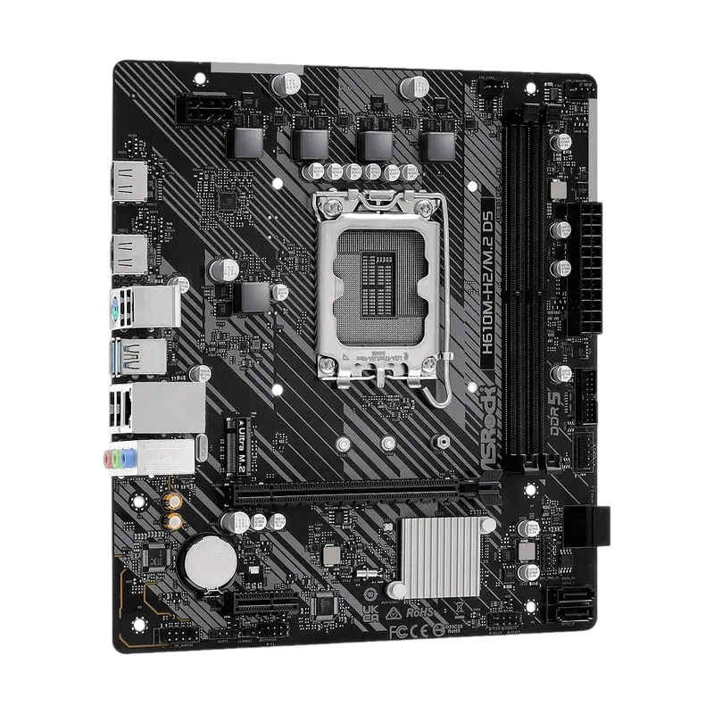 Материнская плата ASRock H610M-H2/M.2 D5 LGA1700 Micro-ATX