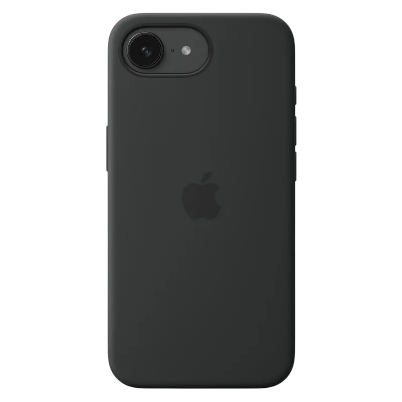 Чехол Apple iPhone 16e Silicone Case Силиконовый Чехол Чёрный
