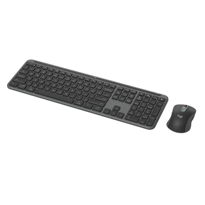 Set Tastatură + Mouse Logitech MK950 Membrană Gri