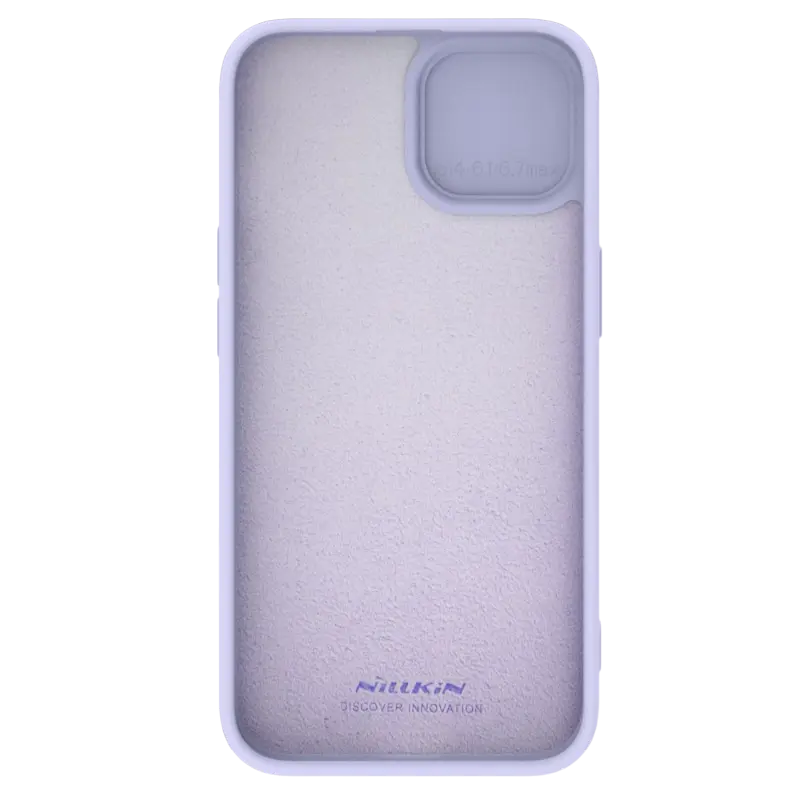 Чехол Nillkin Apple iPhone 15 Plus CamShield Silky Silicone CamShield Silky Misty Purple