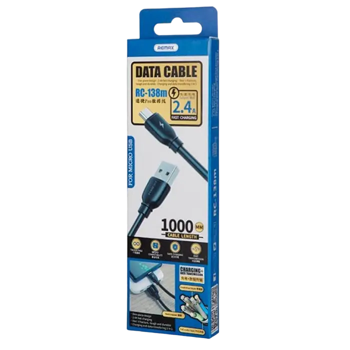 Cable de date Remax RC-138m Negru