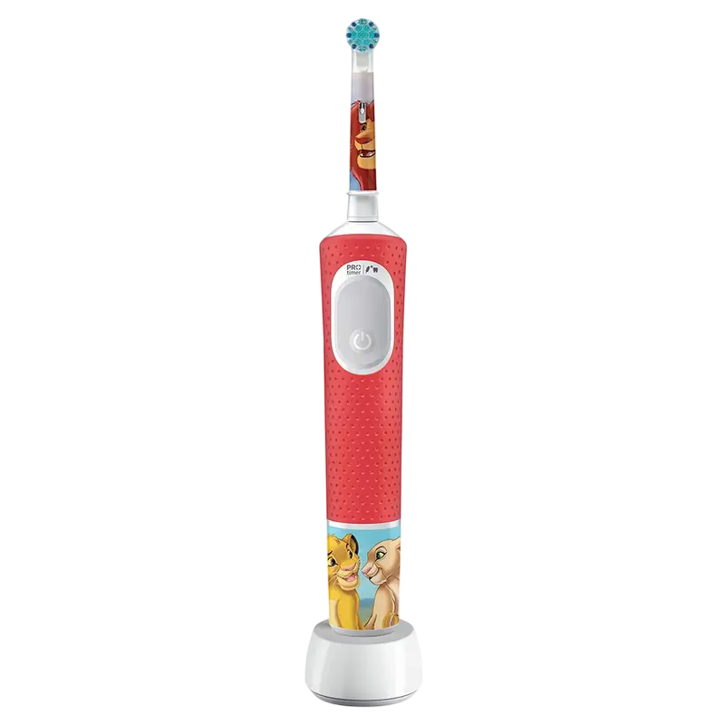 Periuță de dinți electrică Braun Pro Kids Lion King Rosu | Negru