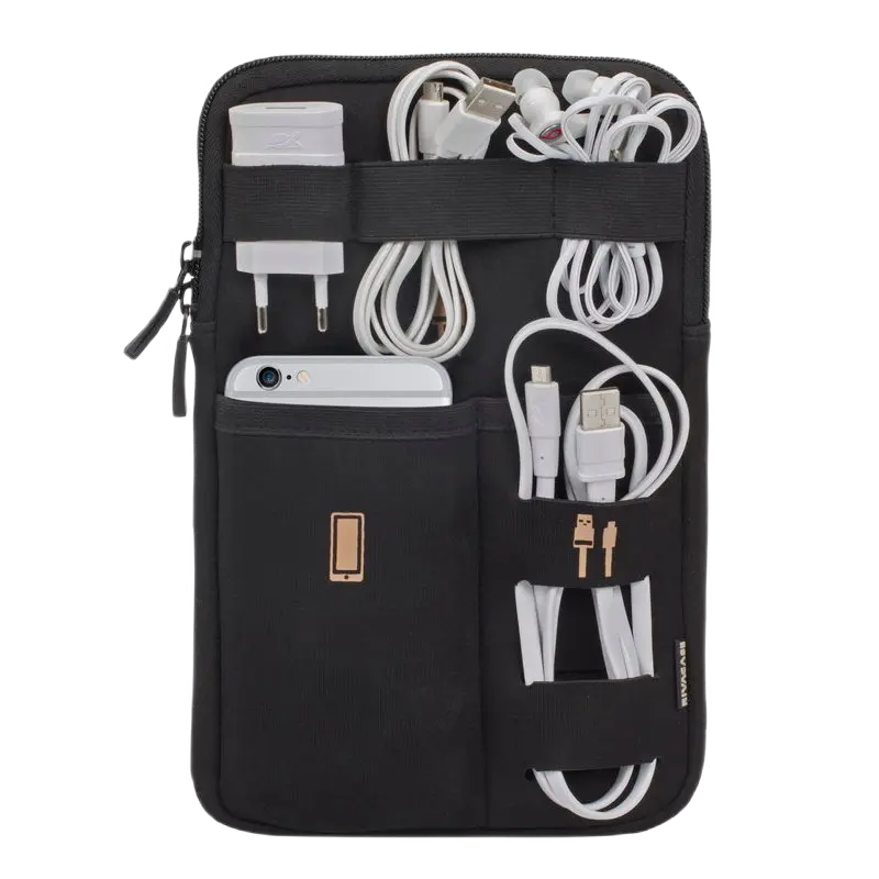Organizator pentru calatorie Rivacase Antishock 8" Negru