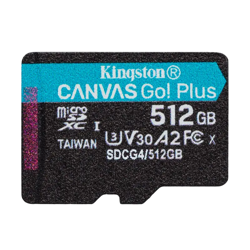 Карта памяти Kingston Canvas Go Plus Gen4 512ГБ