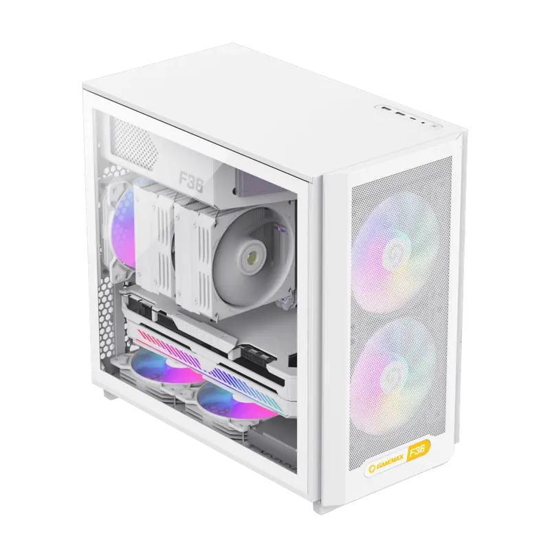 Компьютерный корпус Gamemax F36 WH Mini-Tower Белый