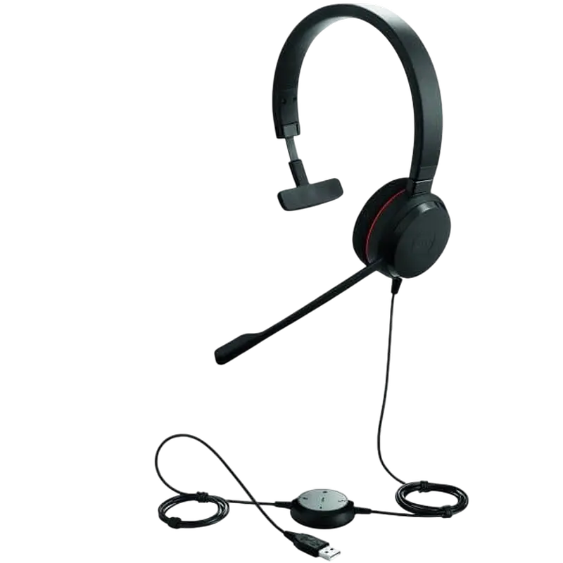 Căști Jabra Evolve 20 MS Mono Negru