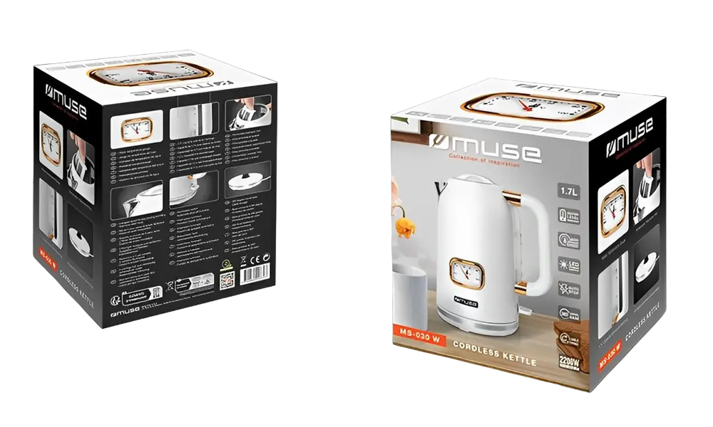 Электрочайник MUSE MS-030 W Белый