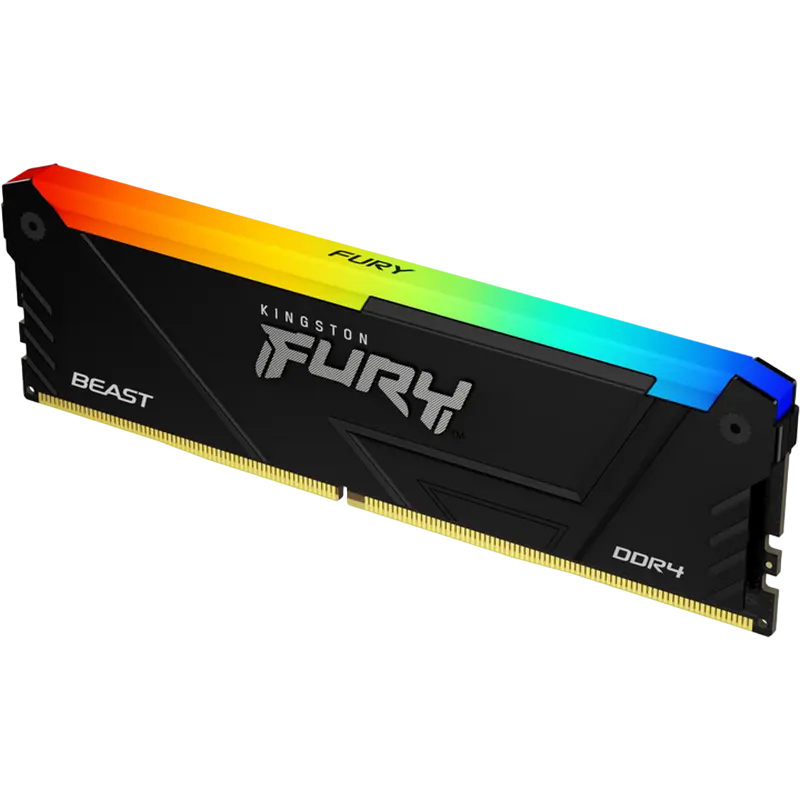 Оперативная память Kingston FURY Beast RGB FURY Beast RGB 32 ГБ Черный, синий