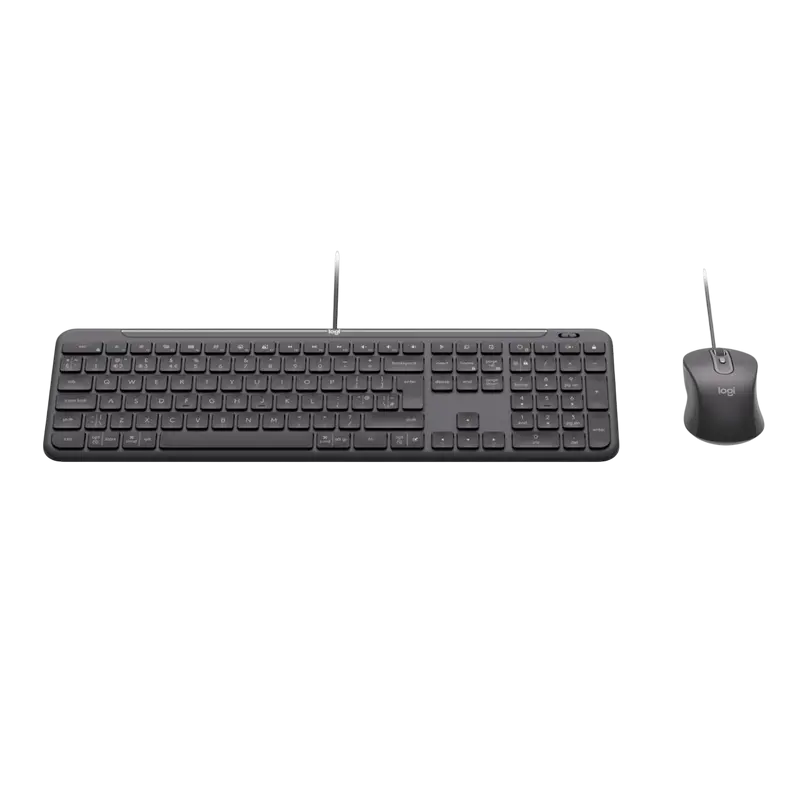 Set Tastatură + Mouse Logitech Signature Slim MK620 Membrană Negru