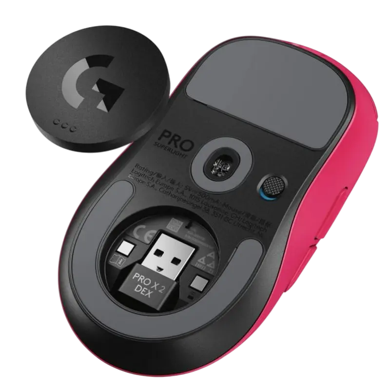 Беcпроводная мышь Logitech G PRO X Superlight 2 DEX Беспроводное,Проводное Розовый