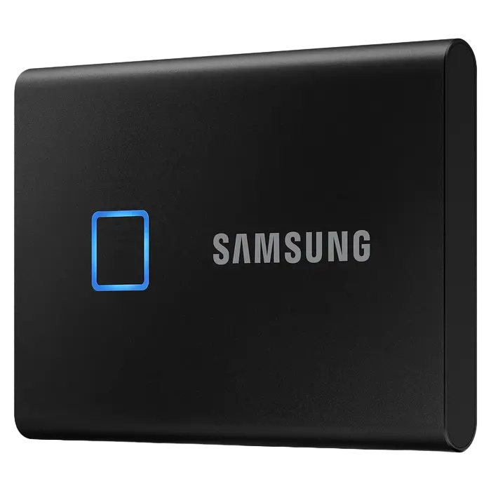 Внешний портативный SSD накопитель Samsung T7 Touch 2 ТБ Чёрный
