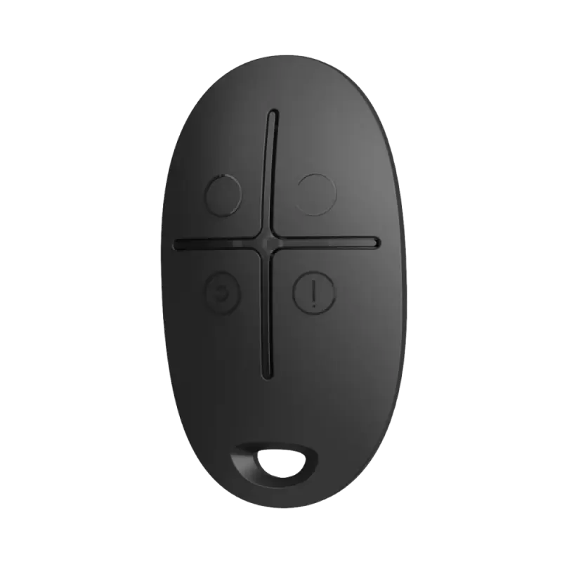 Buton de urgență Ajax SpaceControl Negru