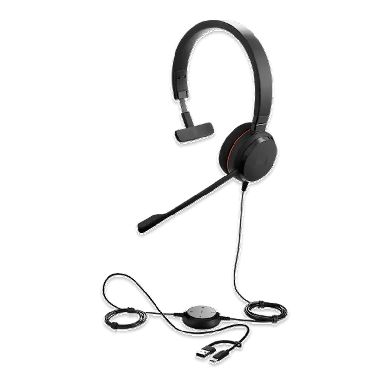 Наушники Jabra Evolve 20 UC Mono Чёрный