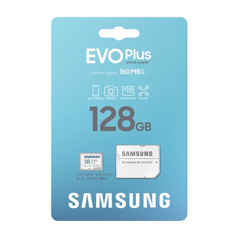 Карта памяти Samsung EVO Plus MicroSD 128ГБ