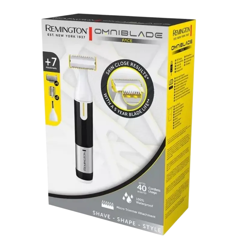Мужской Триммер Remington Omniblade Face Черный | Белый