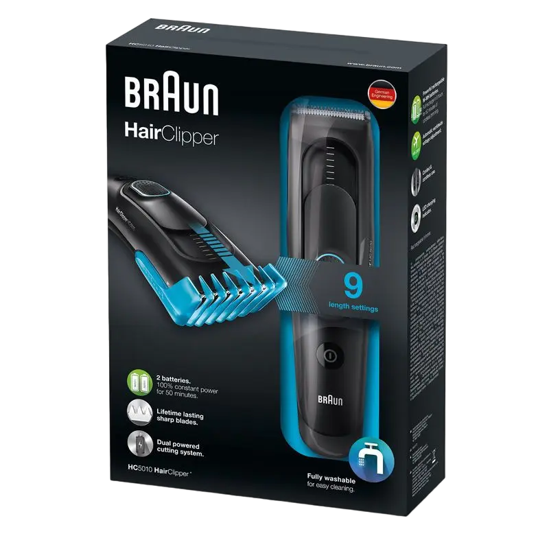 Машинка для стрижки Braun HC5010 Чёрный