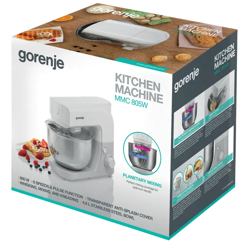 Кухонный комбайн Gorenje MMC805W Белый | Серый