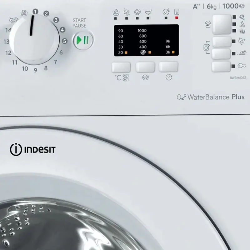 Mașină de spălat Indesit BWSE 61052 W Alb
