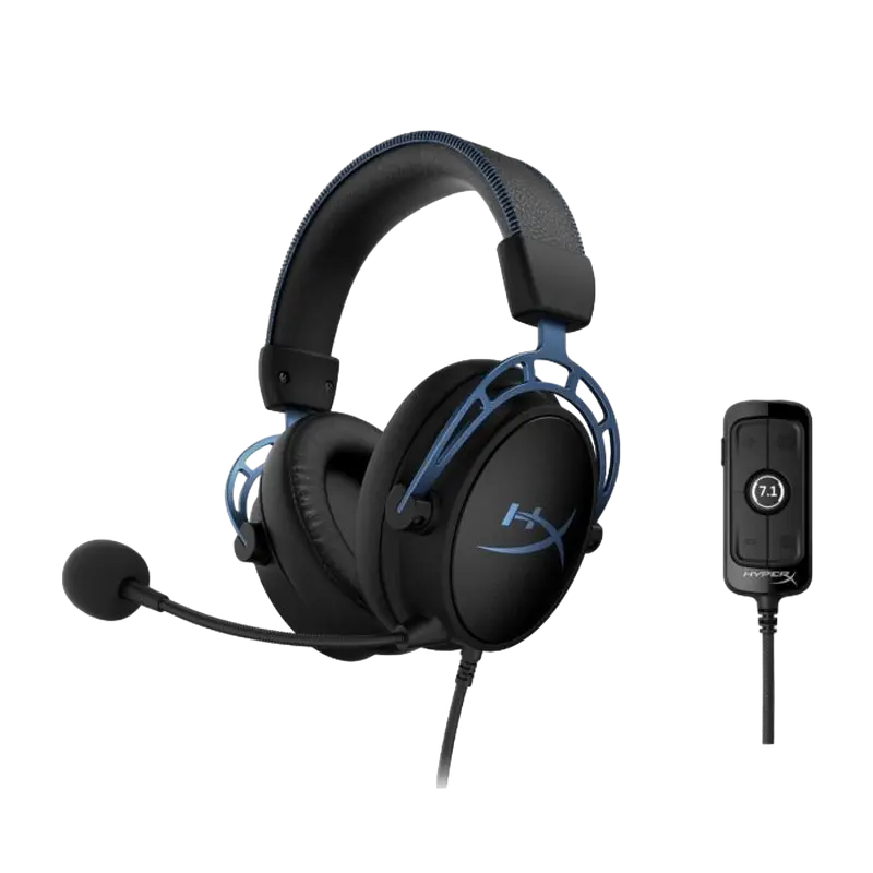 Căști HyperX Cloud Alpha S Negru / Albastru