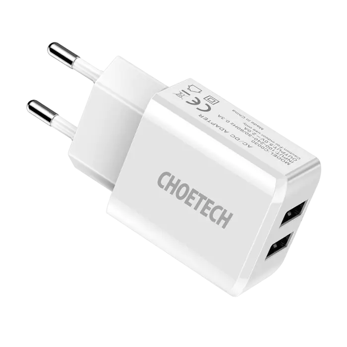 Încărcător Choetech HyperCharge Combo Alb