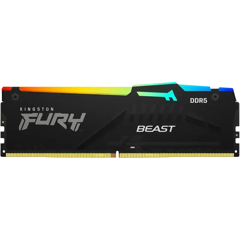 Memorie RAM Kingston FURY Beast RGB, DDR5 SDRAM, 6800 MHz, 32GB, KF568C34BBEAK2-32