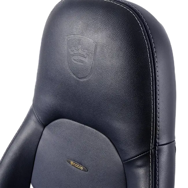 Игровое кресло Noblechairs Icon Натуральная кожа Тёмно-Синий