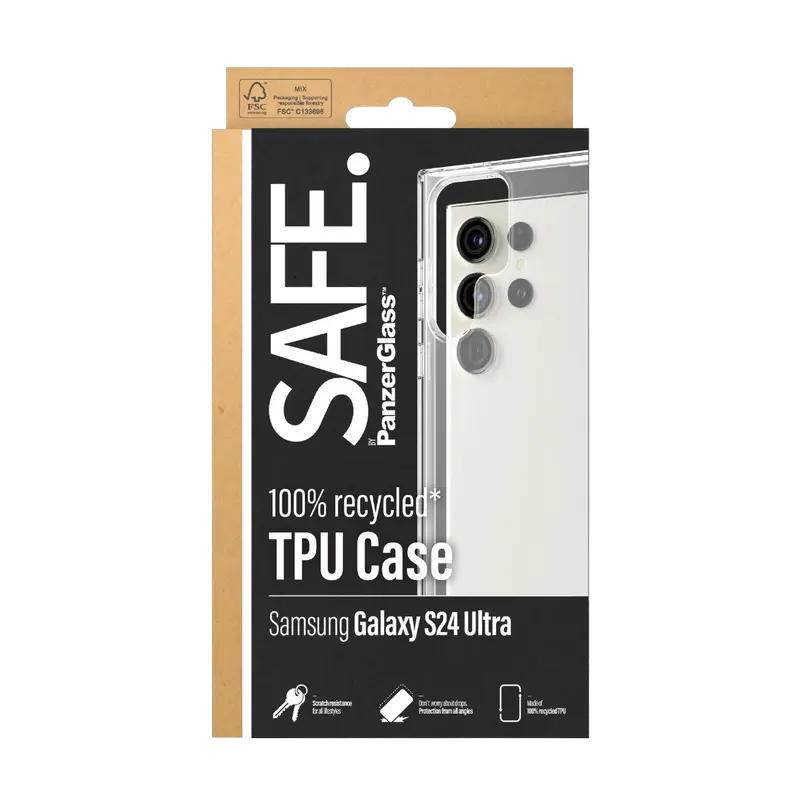 Husă PanzerGlass Samsung Galaxy S24 Ultra Safe SAFE. Transparent