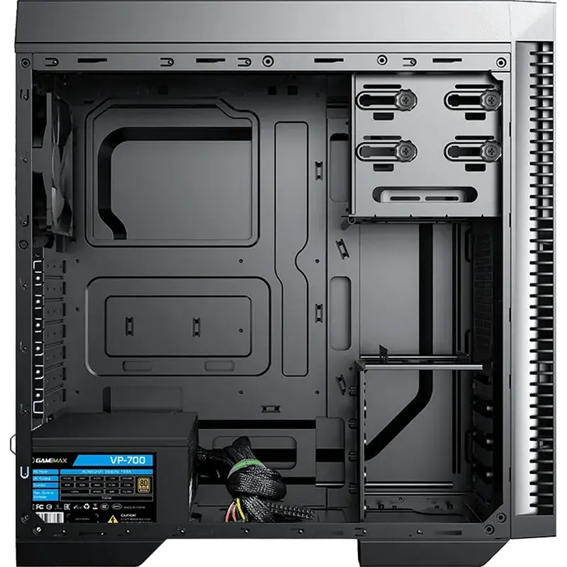 Компьютерный корпус Gamemax DARK SILENT Midi-Tower Черный