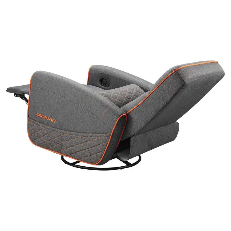 Игровое кресло Cougar FIDOM Имитация льна Серый | Оранжевый