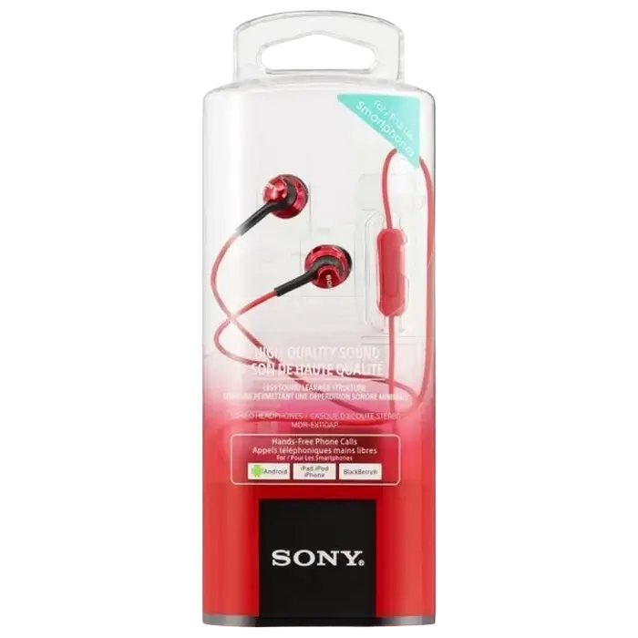 Наушники SONY MDR-EX110AP Красный