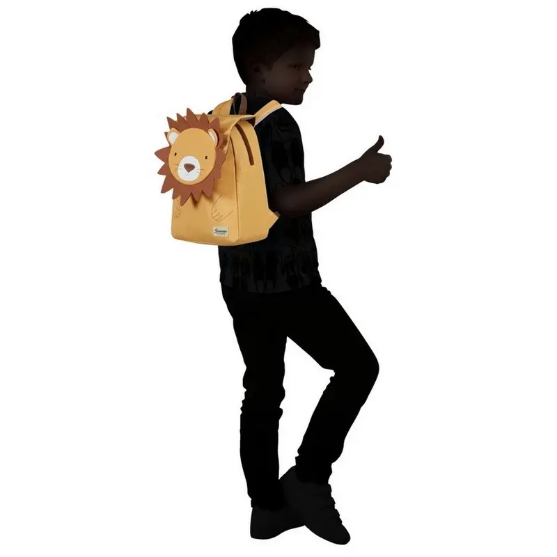 Детский рюкзак Samsonite Happy Sammies Eco S+ Lester Lion Бежевый