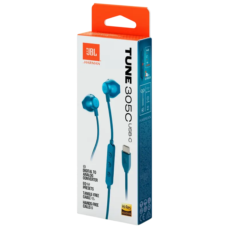 Наушники JBL Tune 305C Синий