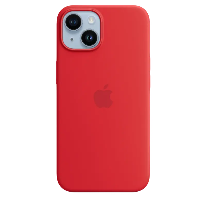 Чехол Apple iPhone 14 Silicone Case MagSafe A2910 MagSafe Красный