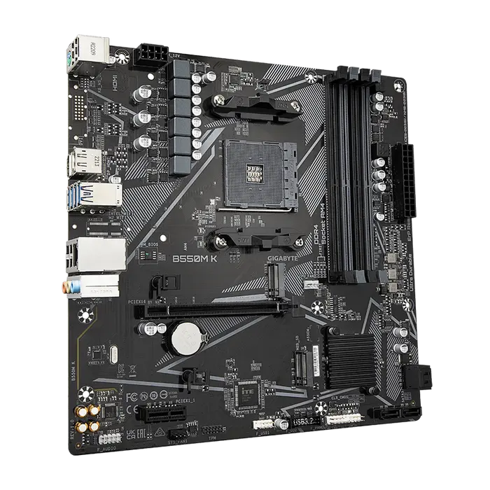 Материнская плата Gigabyte B550M K AM4 Micro-ATX