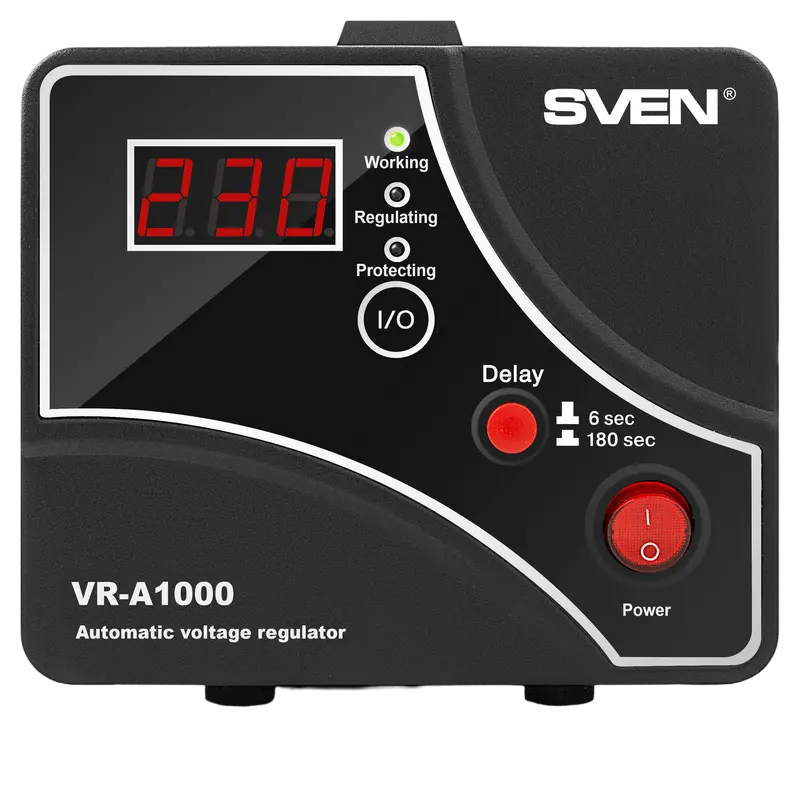 Стабилизатор напряжения SVEN VR-A1000 Черный