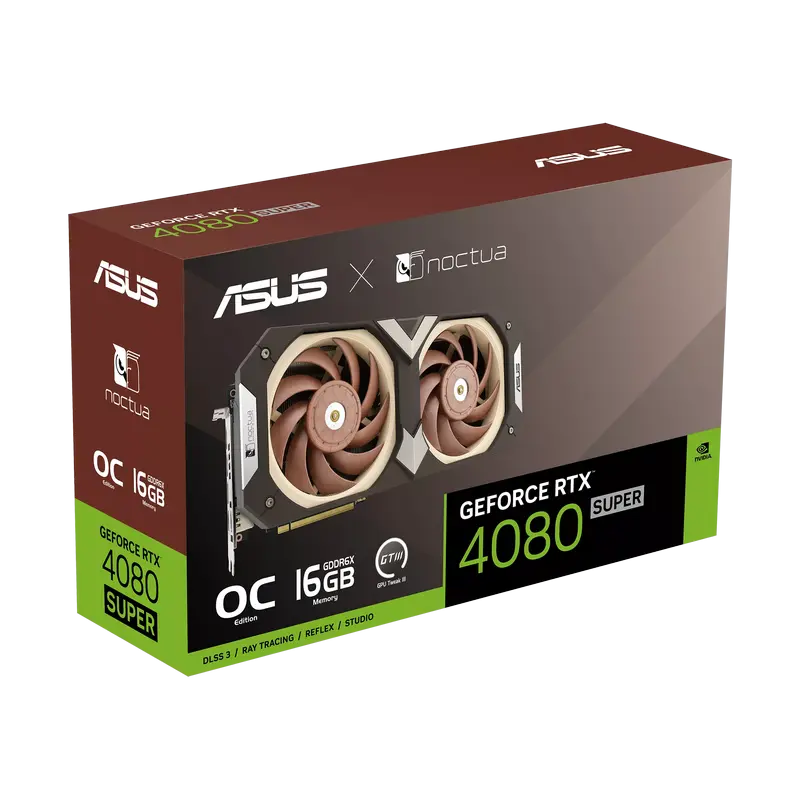 Видеокарта ASUS GeForce RTX 4080 SUPER NOCTUA OC